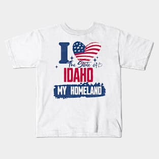 Idaho my homeland Kids T-Shirt